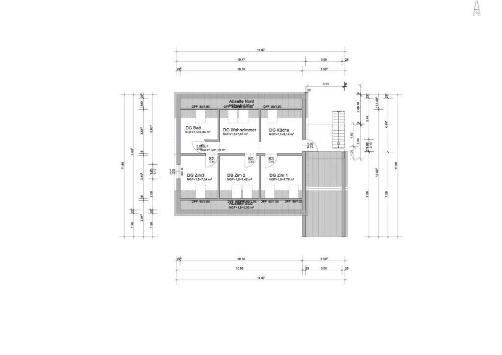 Moderne Ferienwohnung Fuer Familien Im Dachgeschoss Bosau المظهر الخارجي الصورة
